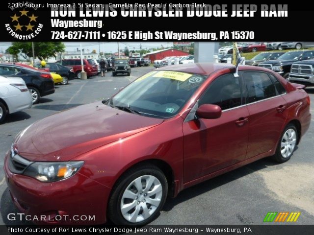 2010 Subaru Impreza 2.5i Sedan in Camellia Red Pearl