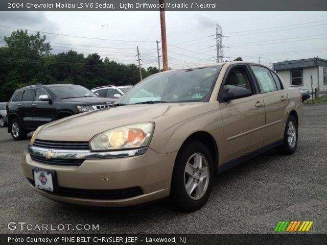 2004 Chevrolet Malibu LS V6 Sedan in Light Driftwood Metallic