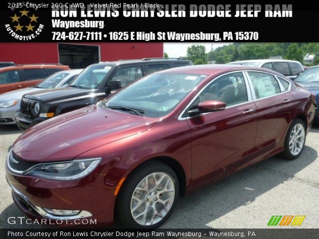 2015 Chrysler 200 C AWD in Velvet Red Pearl