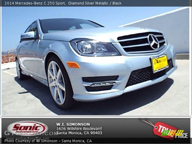 2014 Mercedes-Benz C 250 Sport in Diamond Silver Metallic