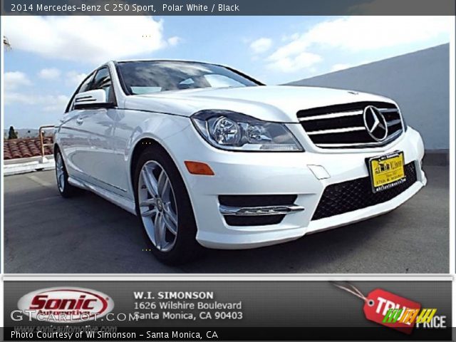2014 Mercedes-Benz C 250 Sport in Polar White