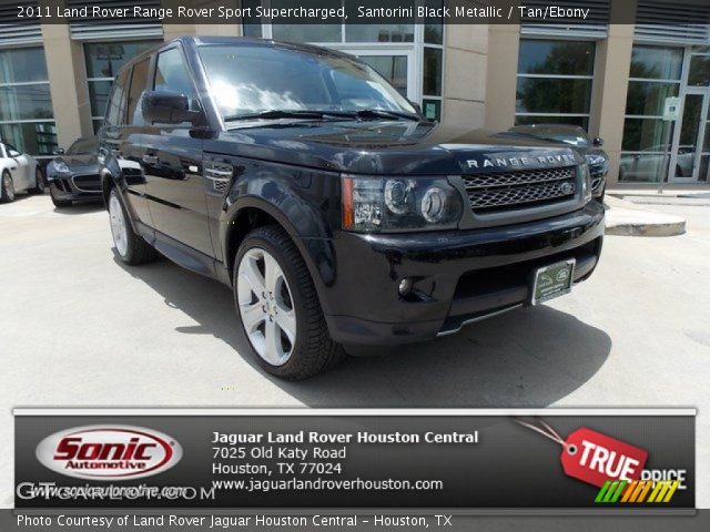 2011 Land Rover Range Rover Sport Supercharged in Santorini Black Metallic