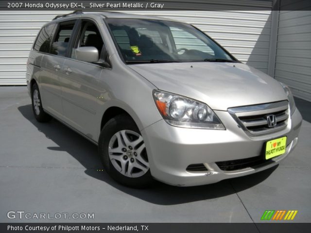 2007 Honda Odyssey EX-L in Silver Pearl Metallic