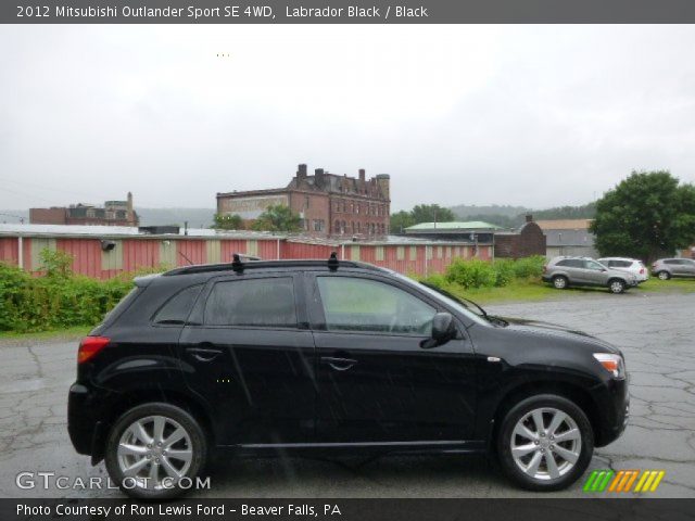 2012 Mitsubishi Outlander Sport SE 4WD in Labrador Black