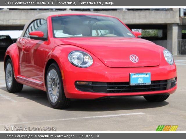 2014 Volkswagen Beetle 1.8T Convertible in Tornado Red