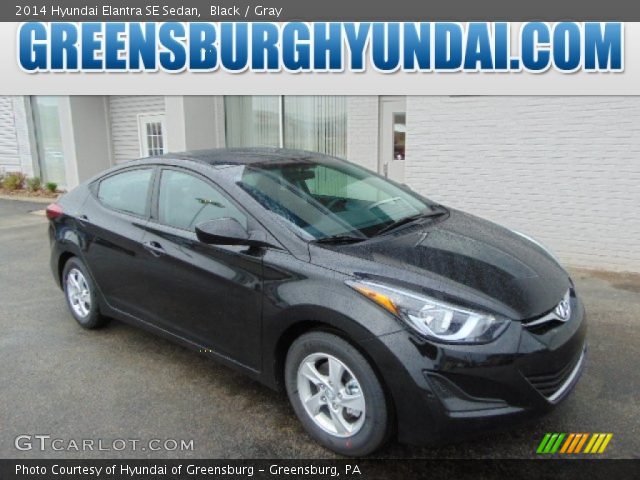2014 Hyundai Elantra SE Sedan in Black
