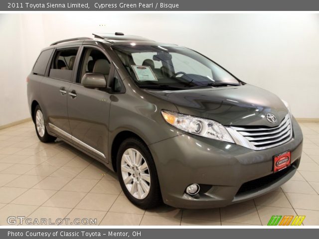 2011 Toyota Sienna Limited in Cypress Green Pearl