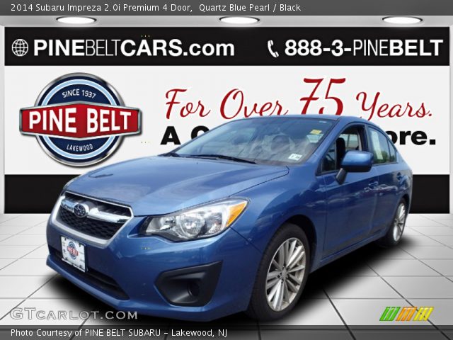 2014 Subaru Impreza 2.0i Premium 4 Door in Quartz Blue Pearl