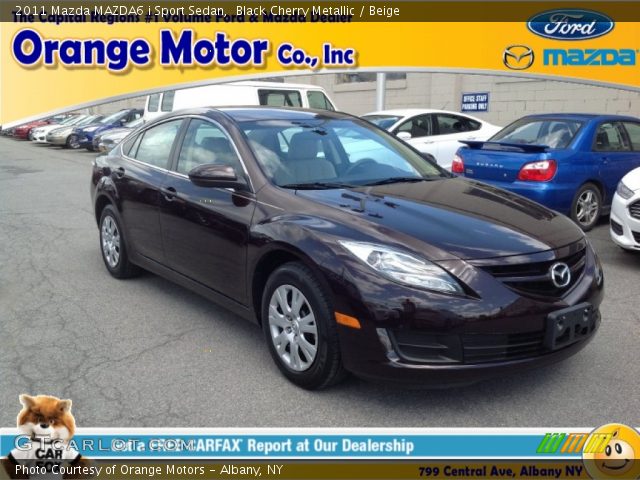 2011 Mazda MAZDA6 i Sport Sedan in Black Cherry Metallic