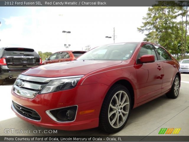 2012 Ford Fusion SEL in Red Candy Metallic