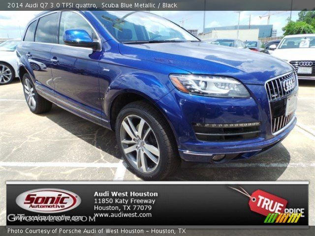 2014 Audi Q7 3.0 TFSI quattro in Scuba Blue Metallic
