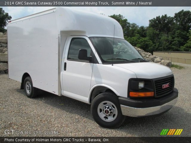 2014 GMC Savana Cutaway 3500 Commercial Moving Truck in Summit White