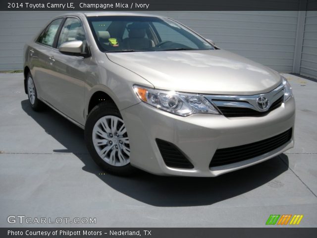 2014 Toyota Camry LE in Champagne Mica