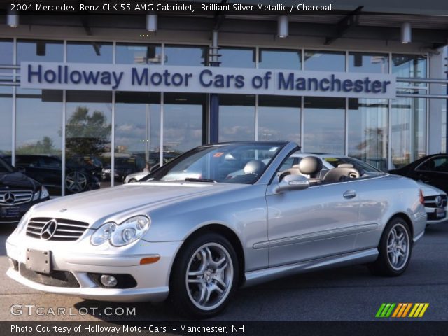 2004 Mercedes-Benz CLK 55 AMG Cabriolet in Brilliant Silver Metallic