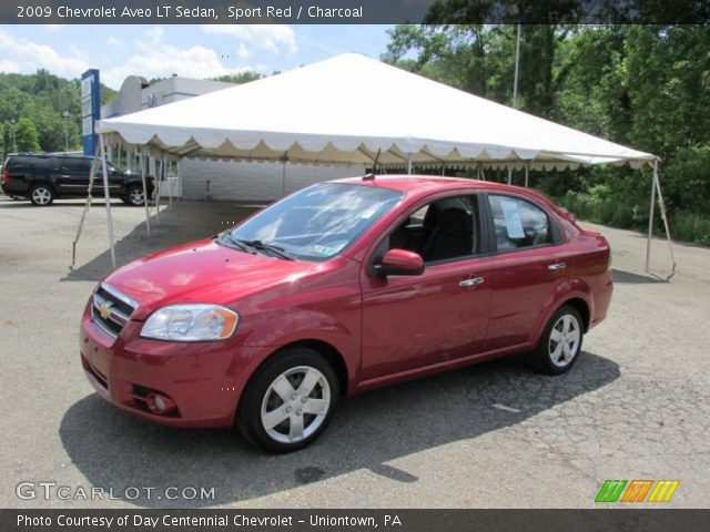 2009 Chevrolet Aveo LT Sedan in Sport Red