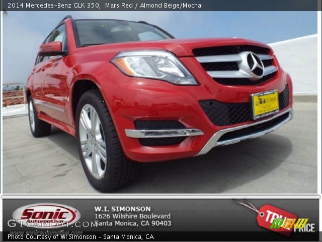 2014 Mercedes-Benz GLK 350 in Mars Red