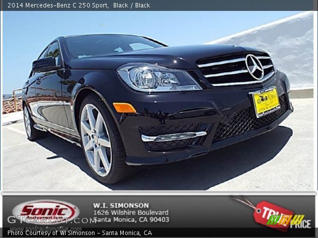2014 Mercedes-Benz C 250 Sport in Black