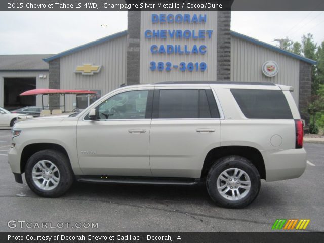 2015 Chevrolet Tahoe LS 4WD in Champagne Silver Metallic