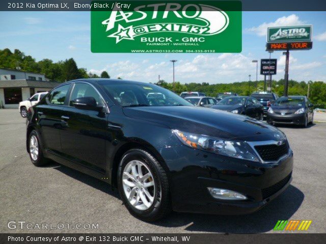 2012 Kia Optima LX in Ebony Black