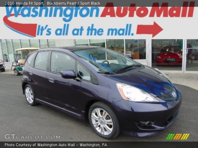 2010 Honda Fit Sport in Blackberry Pearl