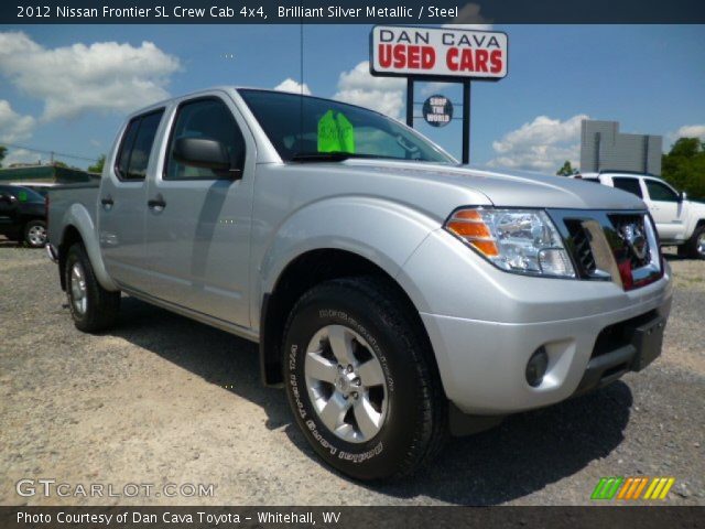 2012 Nissan Frontier SL Crew Cab 4x4 in Brilliant Silver Metallic