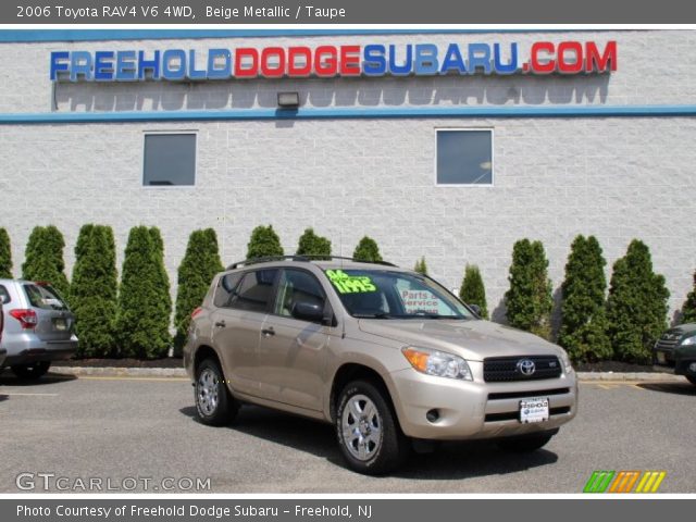 2006 Toyota RAV4 V6 4WD in Beige Metallic
