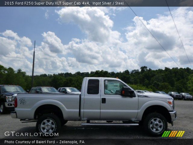 2015 Ford F250 Super Duty XLT Super Cab 4x4 in Ingot Silver