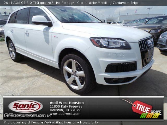 2014 Audi Q7 3.0 TFSI quattro S Line Package in Glacier White Metallic