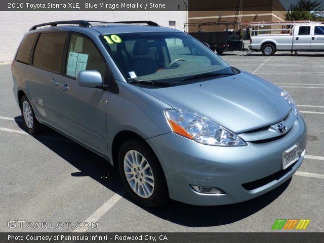 2010 Toyota Sienna XLE in Blue Mirage Metallic