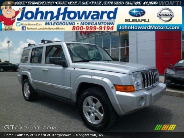 2007 Jeep Commander Limited 4x4 in Bright Silver Metallic