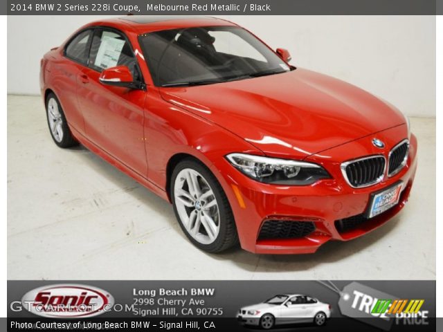 2014 BMW 2 Series 228i Coupe in Melbourne Red Metallic