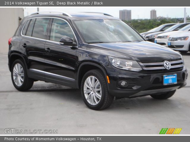 2014 Volkswagen Tiguan SE in Deep Black Metallic
