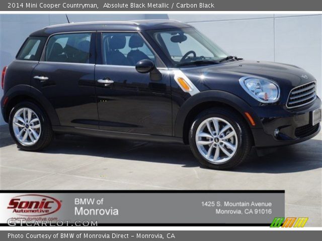 2014 Mini Cooper Countryman in Absolute Black Metallic