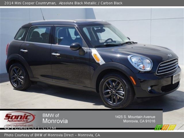 2014 Mini Cooper Countryman in Absolute Black Metallic