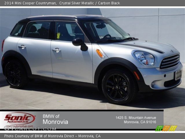 2014 Mini Cooper Countryman in Crystal Silver Metallic