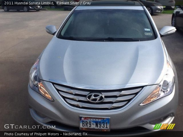 2011 Hyundai Sonata Limited in Radiant Silver