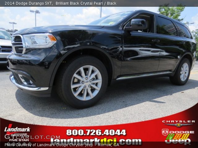 2014 Dodge Durango SXT in Brilliant Black Crystal Pearl