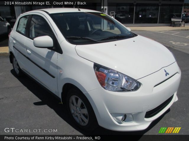 2014 Mitsubishi Mirage ES in Cloud White