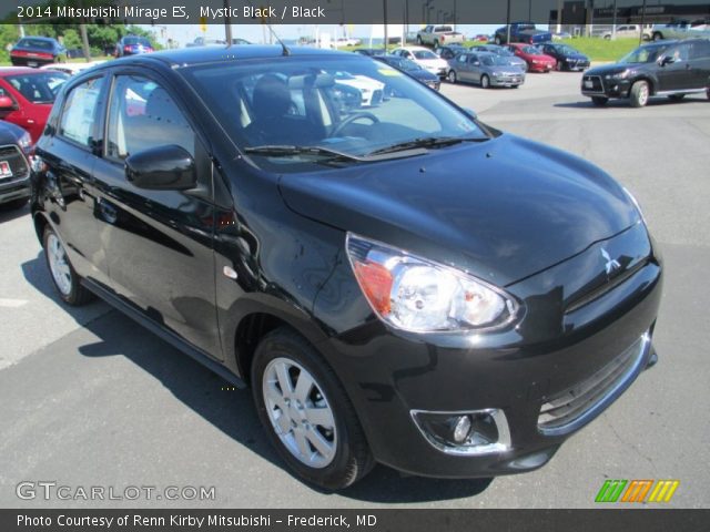 2014 Mitsubishi Mirage ES in Mystic Black