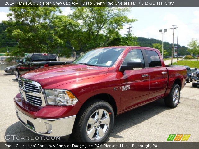 2014 Ram 1500 Big Horn Crew Cab 4x4 in Deep Cherry Red Crystal Pearl