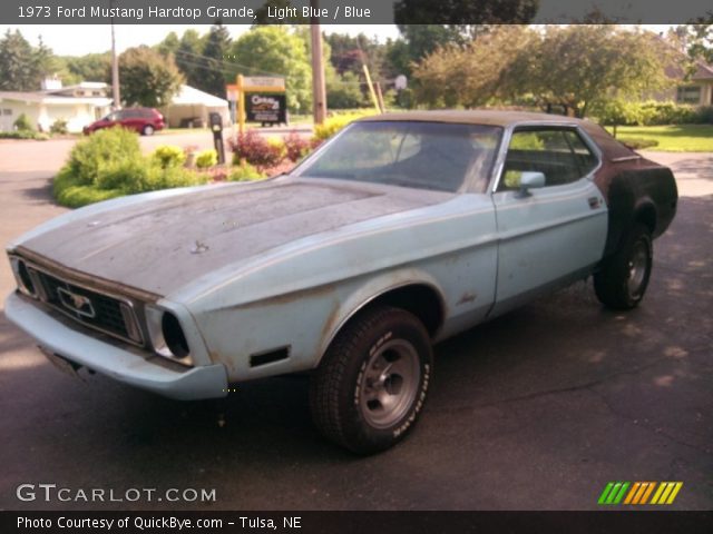 1973 Ford Mustang Hardtop Grande in Light Blue