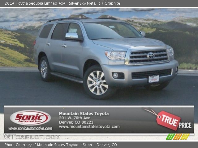 2014 Toyota Sequoia Limited 4x4 in Silver Sky Metallic