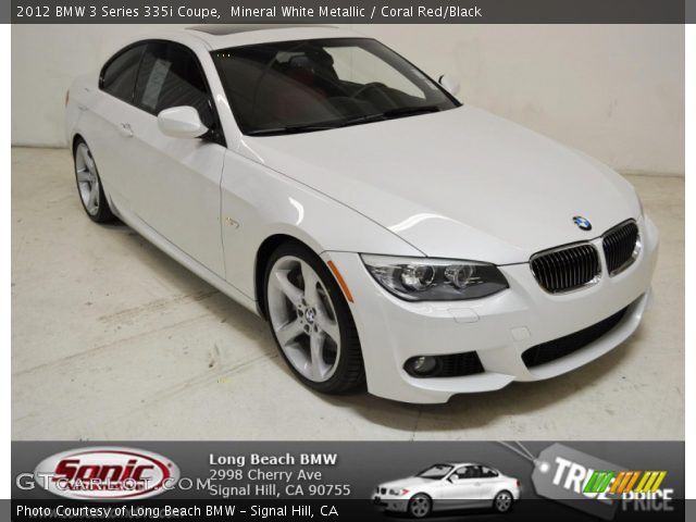 2012 BMW 3 Series 335i Coupe in Mineral White Metallic
