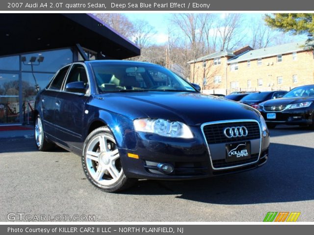 2007 Audi A4 2.0T quattro Sedan in Deep Sea Blue Pearl Effect