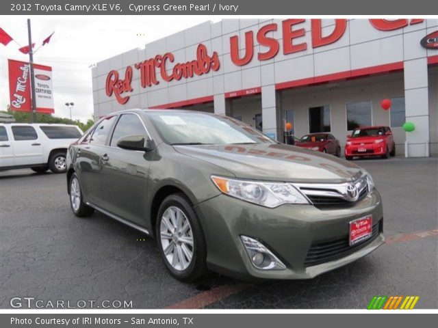 2012 Toyota Camry XLE V6 in Cypress Green Pearl