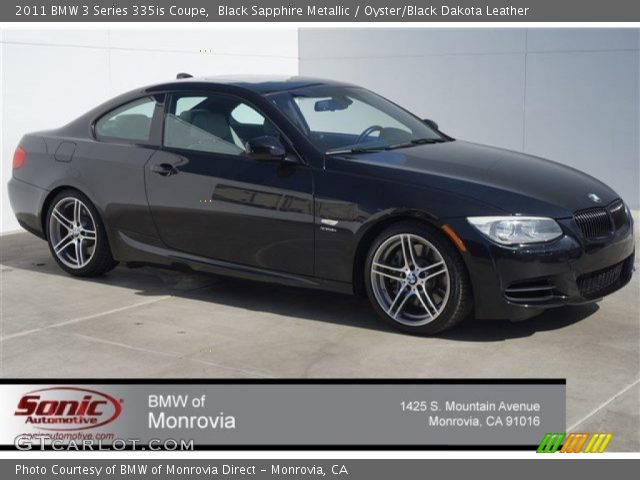 2011 BMW 3 Series 335is Coupe in Black Sapphire Metallic