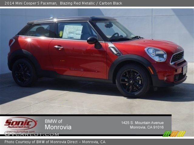 2014 Mini Cooper S Paceman in Blazing Red Metallic