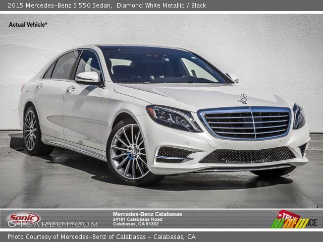 2015 Mercedes-Benz S 550 Sedan in Diamond White Metallic