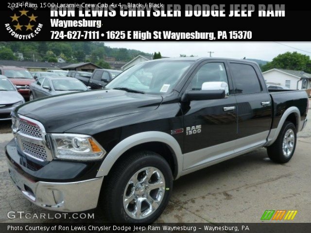 2014 Ram 1500 Laramie Crew Cab 4x4 in Black