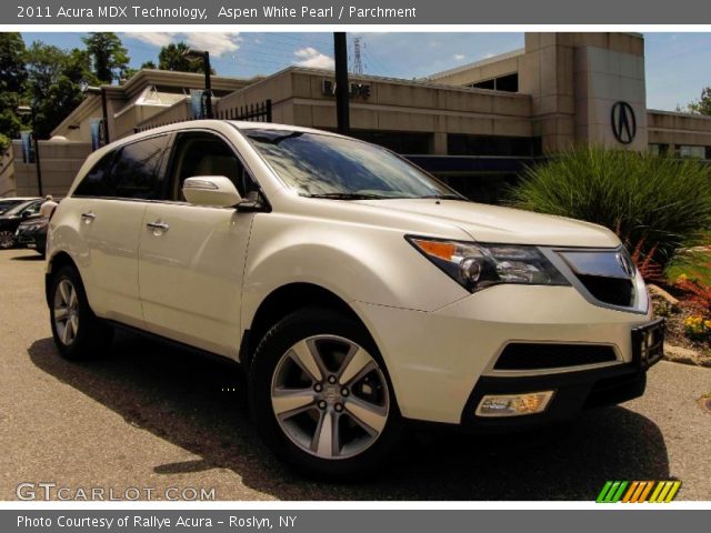 2011 Acura MDX Technology in Aspen White Pearl